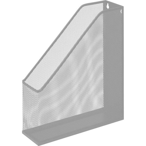 Вертикальный накопитель "deVENTE" размер 7,5x25x31,8 см, сетчатый метал., серый